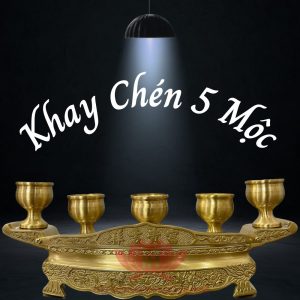 Khay Chén 5 Mộc
