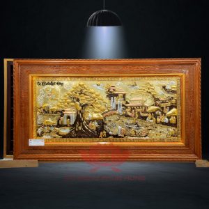 Tranh Cội Nguồn Quê Hương 133x243
