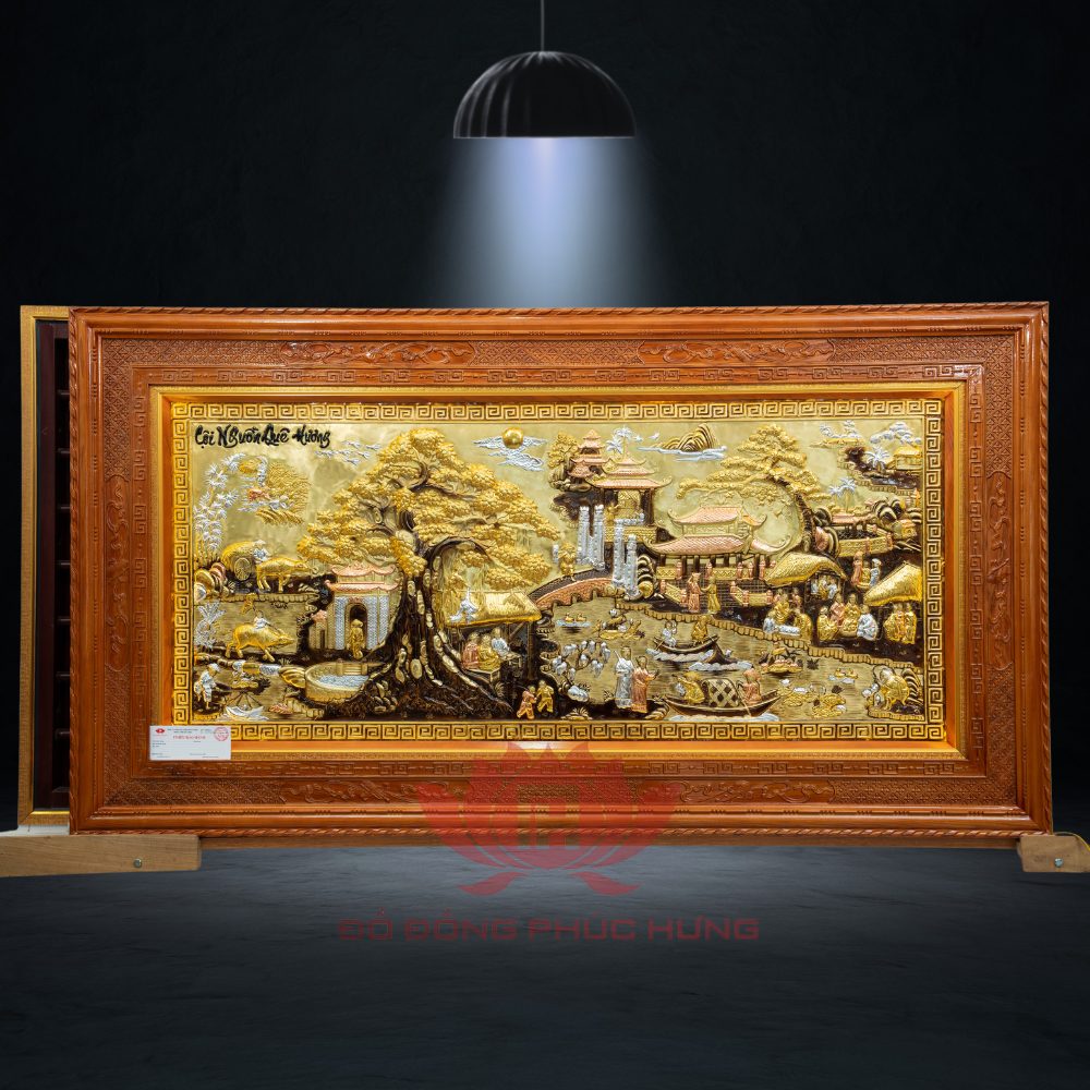 Tranh Cội Nguồn Quê Hương 133x243