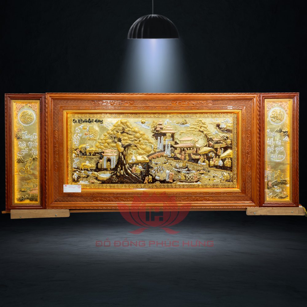 Tranh Cội Nguồn Quê Hương Vs Đôi Cha Mẹ